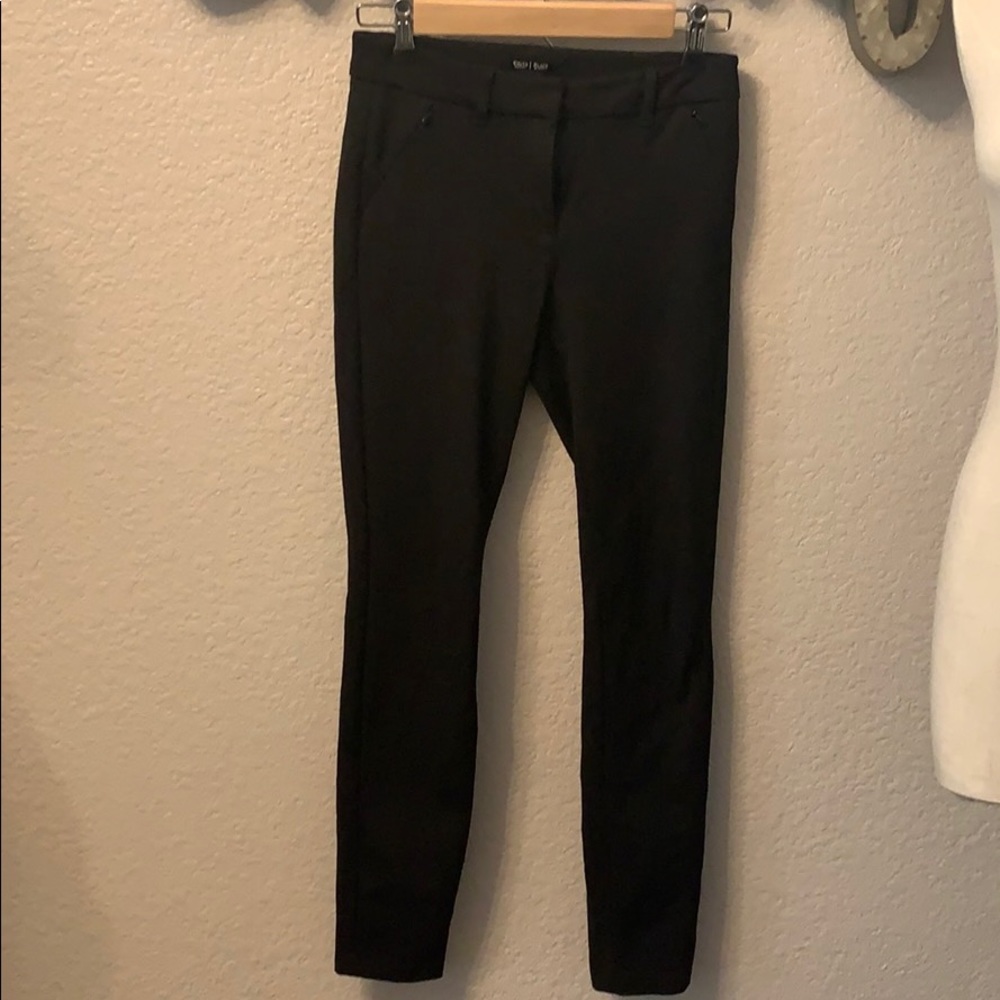 Women’s black pants Black and white house size 00R